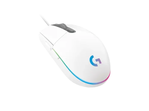 LOGI G102 910-005824_3 Logitech G102 LightSync 8,000 DPI RGB Gaming Mouse (White)
