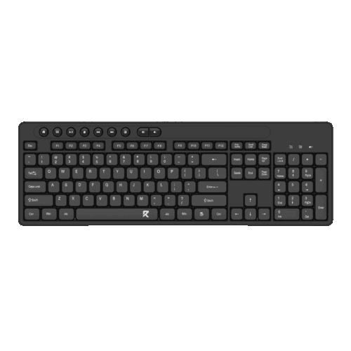 Redragon BK-7094 Full-Sized Wireless Office Keyboard | Silent Low-Profile Keys | 2.4GHz