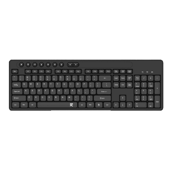 Redragon BK-7094 Full-Sized Wireless Office Keyboard | Silent Low-Profile Keys | 2.4GHz
