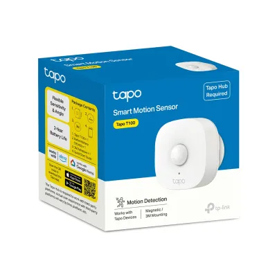 TP-Link Tapo T100 Smart Motion Sensor | Home Automation & Security Trigger