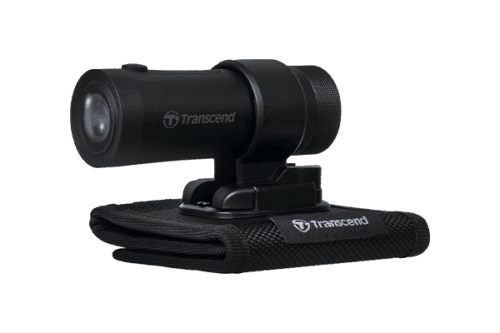 Transcend DrivePro 20B 1080p 60fps Motorcycle Helmet Cam (64GB Card Included)