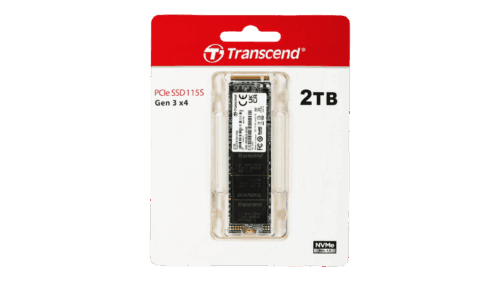 Transcend 2TB MTE115S PCIe Gen 3x4 M.2 2280 NVMe SSD