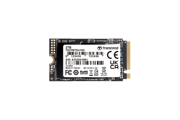Transcend 2TB MTE410S M.2 2242 PCIe Gen 4x4 NVMe SSD | Handheld Gaming