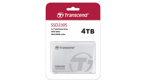 Transcend 4TB SSD230S 2.5" SATA 3 SSD with DRAM Cache | 5-Year Warranty