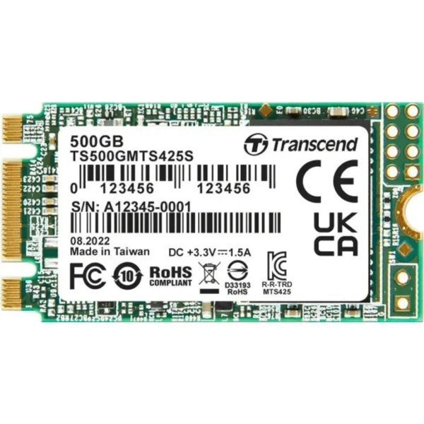Transcend 500GB MTS425S M.2 2242 SATA 3 SSD
