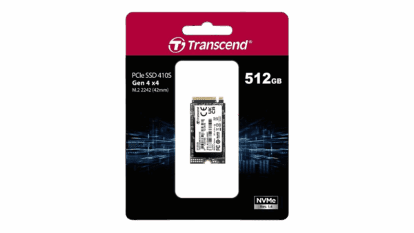 Transcend 512GB MTE410S M.2 2242 PCIe Gen 4x4 NVMe SSD | Gaming