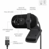 Logitech Brio 100 Full HD 1080p Webcam | 960-001585 | Built-in Mic | USB-A