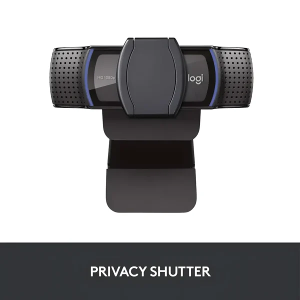 Logitech C920s Pro Full HD 1080p Webcam | Carl Zeiss Glass Lens | Stereo Mic | Privacy Shutter