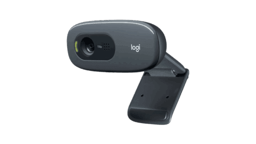 Logitech Webcam C270 HD | 3MP Still Images | HD Video Calls | Built-in Mic | USB-A