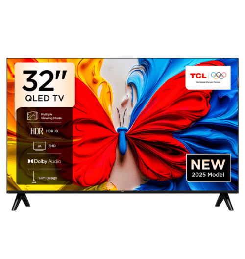 TCL 32-Inch FHD QLED Google TV (32S5K) | 1080p | HDR10+ | Smart TV