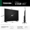 40V35RP1 Toshiba 40-Inch FHD Smart TV (40V35RP) | VIDAA OS | Dolby Atmos