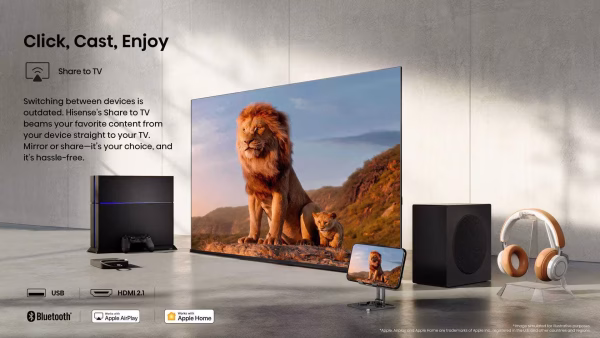 Hisense 50-Inch 4K UHD Smart TV (50A6Q) | Dolby Vision | VIDAA