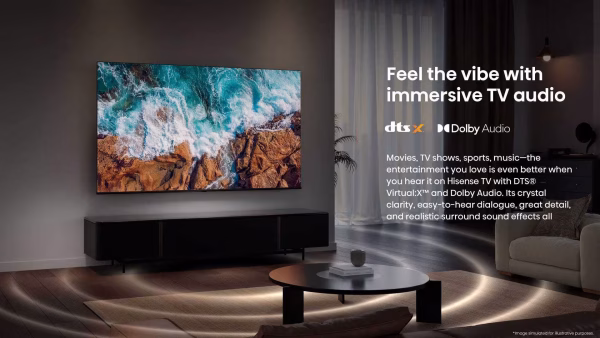 Hisense 50-Inch 4K UHD Smart TV (50A6Q) | Dolby Vision | VIDAA