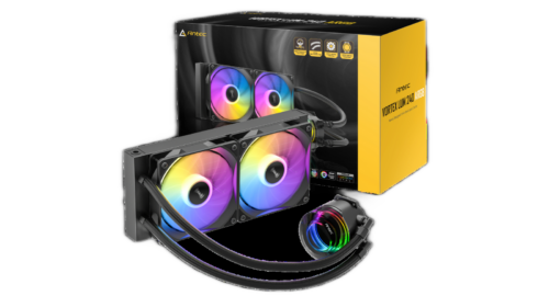 Antec VORTEX LUM 240 ARGB AIO | 240mm Liquid CPU Cooler Black