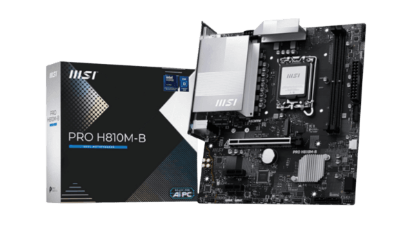 MSI H810M-B PRO MSI PRO H810M-B Motherboard | Intel LGA 1851 DDR5 PCIe 5.0 mATX