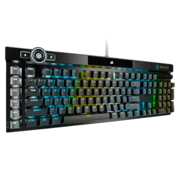 Corsair K100 RGB04 Corsair K100 RGB Optical-Mechanical Keyboard | OPX Switches Black