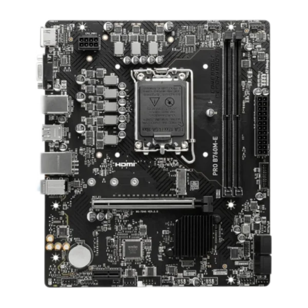 MSI PRO B760M-E Motherboard | Intel LGA 1700 DDR5 PCIe 4.0 mATX - Compu-Fi Technology South Africa