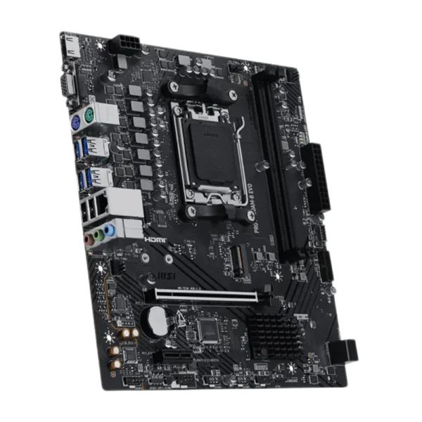 Proa620am B Evo 02 MSI PRO A620AM-B EVO Motherboard | AMD AM5 DDR5 PCIe 4.0 mATX - Compu-Fi Technology South Africa