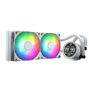 AeroCool Abyss L240R Digi WHT 240mm AIO Liquid CPU Cooler - Compu-Fi Technology