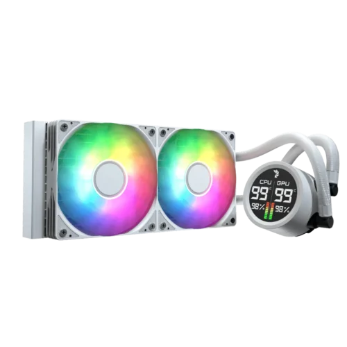 Aerocoolabyssl240rdigiwh001 AeroCool Abyss L240R Digi WHT 240mm AIO Liquid CPU Cooler - Compu-Fi Technology South Africa
