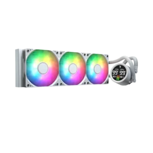 AeroCool Abyss L360R Digi WHT 360mm ARGB Liquid Cooler INTEL