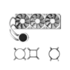 Aerocoolabyssl360rdigiwh004 AeroCool Abyss L360R Digi WHT 360mm ARGB Liquid Cooler INTEL - Compu-Fi Technology South Africa