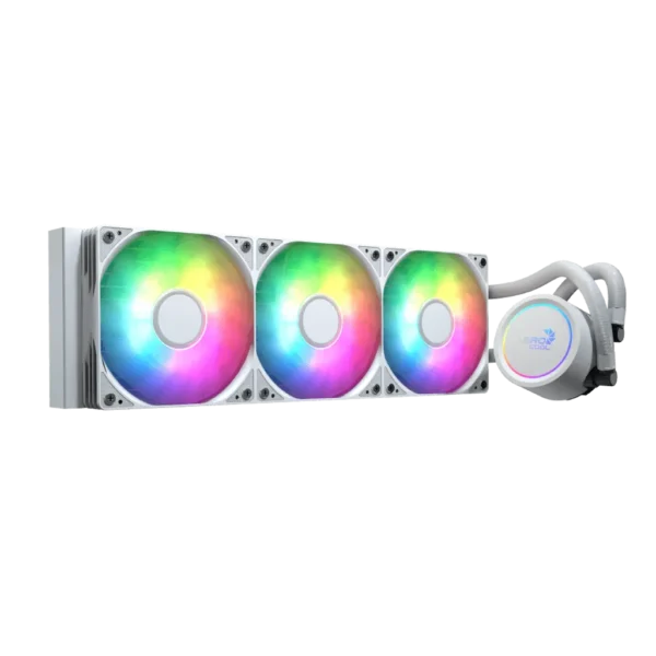 Aerocoolabyssl360rwhtacl001 Aerocool Abyss L360R WHT ARGB 360mm Liquid CPU Cooler - Compu-Fi Technology South Africa
