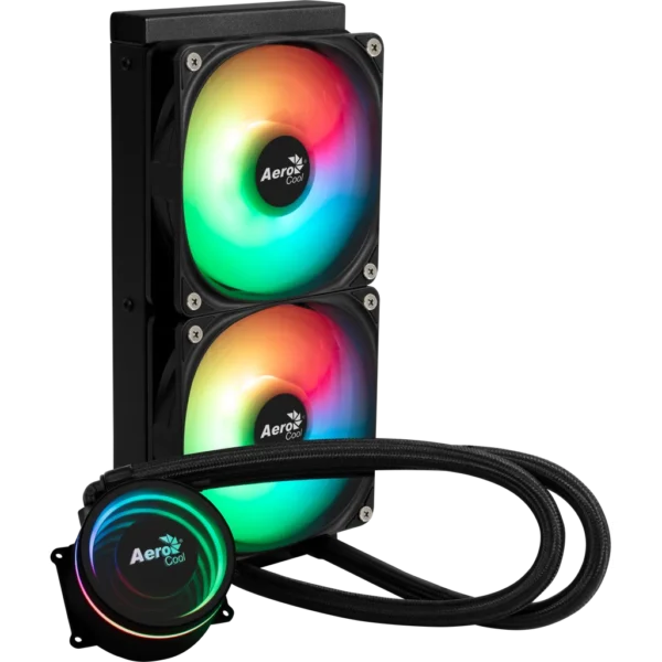 Aerocool Oasis L240-B 240mm ARGB Liquid CPU Cooler - Compu-Fi Technology South Africa