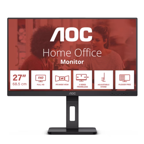 AOC Professional Monitor 27 PS FHD 1920×1080 100hz x1 HDMI x1 Display port Height Adjustable stand (tilt Swivel) 3 years warranty - Compu-Fi Technology South Africa