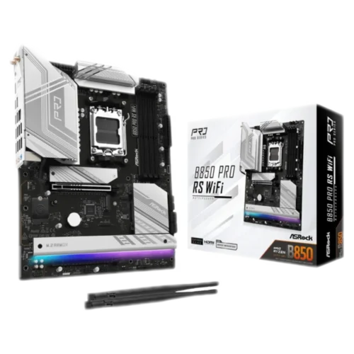 Asrock B850 Pro Rs Wi Fi Atx Motherboard Amd Am5 Ddr5 Pcie 5 0 1 1