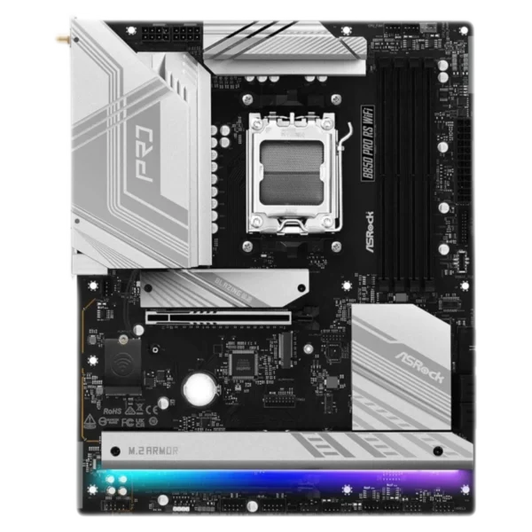 Asrock B850 Pro Rs Wi Fi Atx Motherboard Amd Am5 Ddr5 Pcie 5 0 3 1
