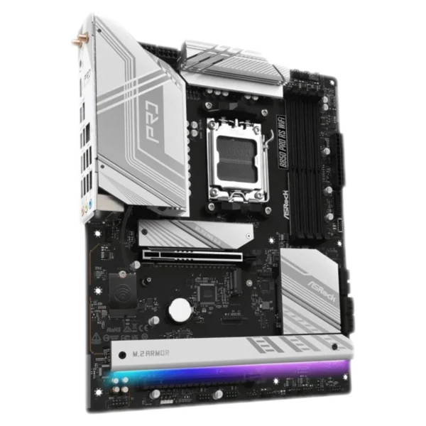 Asrock B850 Pro Rs Wi Fi Atx Motherboard Amd Am5 Ddr5 Pcie 5 0 5 1