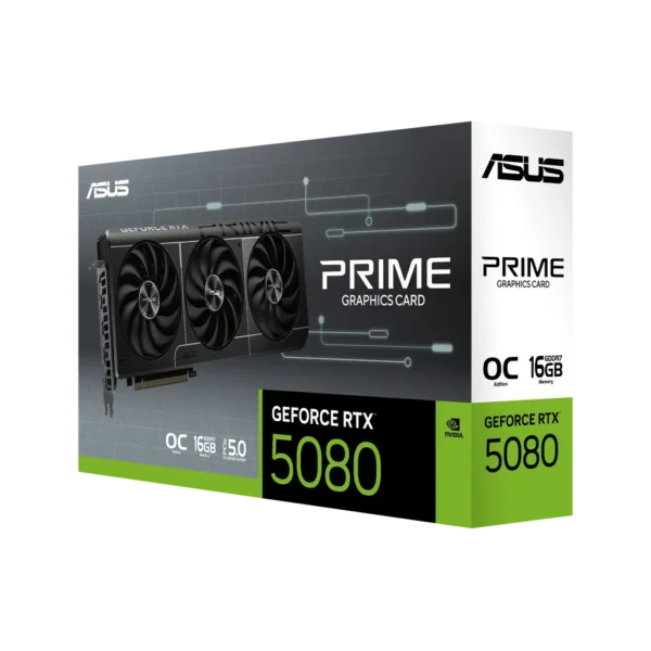 ASUS Prime GeForce RTX 5080 OC Edition 16GB GDDR7 Graphics Card - Compu-Fi Technology South Africa