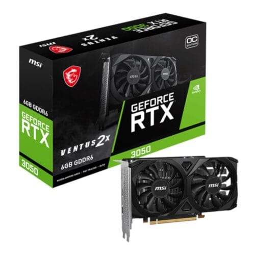MSI GeForce RTX 3050 VENTUS 2X E 6GB OC Graphics Card - Compu-Fi Technology South Africa