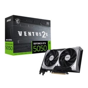 MSI GeForce RTX 5050 VENTUS 2X OC 8GB GDDR6 Graphics Card - Compu-Fi Technology
