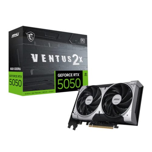 MSI GeForce RTX 5050 VENTUS 2X OC 8GB GDDR6 Graphics Card - Compu-Fi Technology South Africa