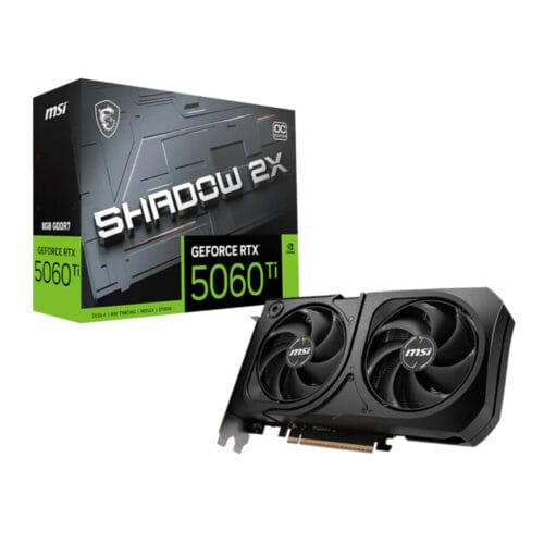 MSI GeForce RTX 5060 Ti SHADOW 2X OC PLUS 8GB GDDR7 Graphics Card - Compu-Fi Technology South Africa
