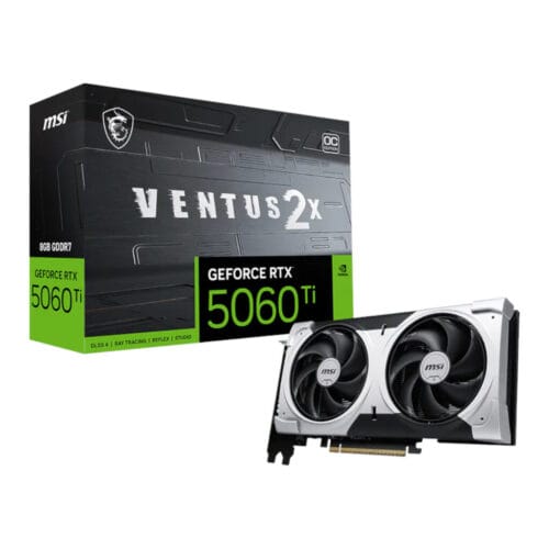 MSI GeForce RTX 5060 Ti VENTUS 2X OC PLUS 8GB GDDR7 Graphics Card - Compu-Fi Technology South Africa