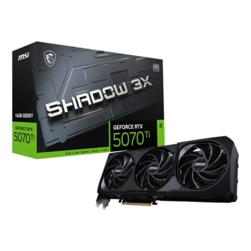 MSI GeForce RTX 5070 Ti SHADOW 3X OC 16GB GDDR7 Graphics Card - Compu-Fi Technology South Africa