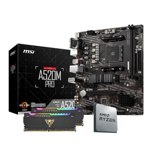 PCBuilder AMD Ryzen 5 5600XT Upgrade Kit | 6-Core | 16GB DDR4 3600MHz | MSI A520M - Compu-Fi Technology South Africa