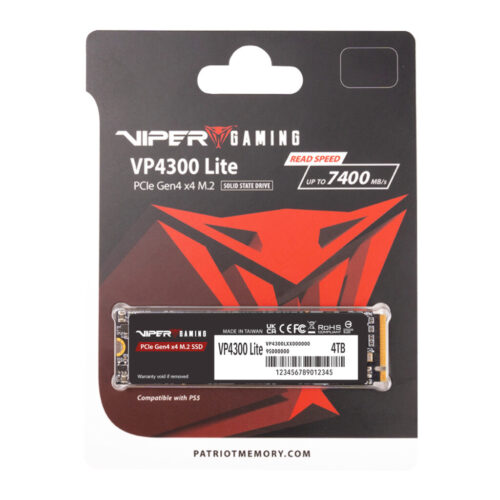 Patriot VP4300 Lite 4TB | PCIe Gen4 x4 NVMe | 7400MB/s Read | 6000MB/s Write - Compu-Fi Technology South Africa