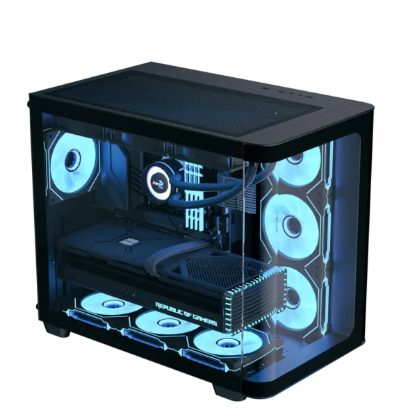 Aerocool P500C | Mid Tower | 4x ARGB Fans | Tempered Glass - Compu-Fi Technology South Africa