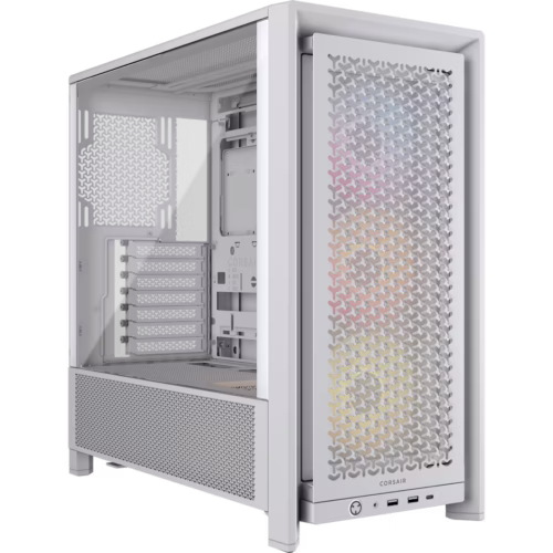 Corsair 4000D RS ARGB | Mid-Tower | White | Tempered Glass - Compu-Fi Technology South Africa
