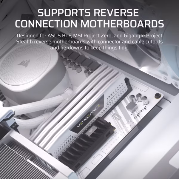 Corsair 4000D RS ARGB | Mid-Tower | White | Tempered Glass - Compu-Fi Technology South Africa