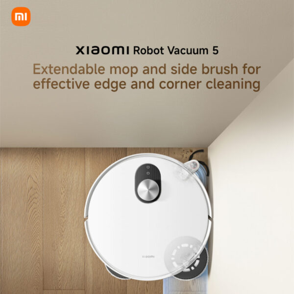 Xiaomi Robot Vacuum 5 | 20000Pa Suction | Hot Water Mop Washing | D-ToF Navigation - Compu-Fi Technology South Africa