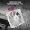 Corsair RS120 White | 120mm PWM | 2100 RPM | 72.8 CFM - Compu-Fi Technology South Africa