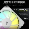 Corsair RS120 ARGB | 120mm PWM | 2100 RPM | White - Compu-Fi Technology South Africa