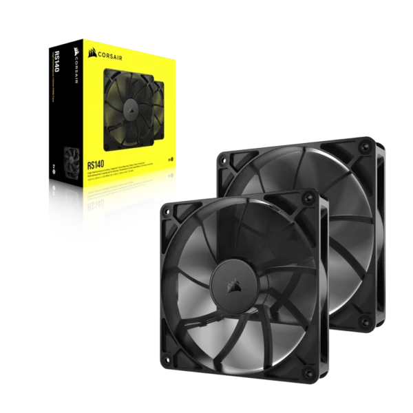 Corsair RS140 | 140mm | 1700 RPM | 95.5 CFM | 2-Pack - Compu-Fi Technology South Africa
