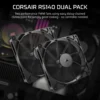 Corsair RS140 | 140mm | 1700 RPM | 95.5 CFM | 2-Pack - Compu-Fi Technology South Africa
