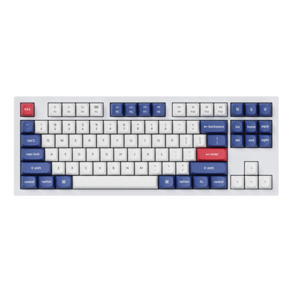 Keychron Double-Shot PBT Keycap Set | Blue/White | OSA Profile | MX Style - Compu-Fi Technology South Africa